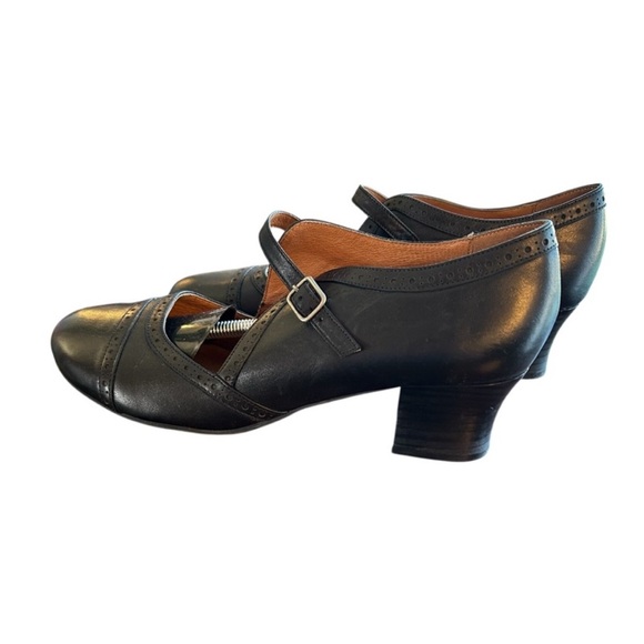 EUC💫MIZ MOOZ Franki Mary Jane Pumps Elegant Black Leather Women's Shoes size 10 - Picture 3 of 16